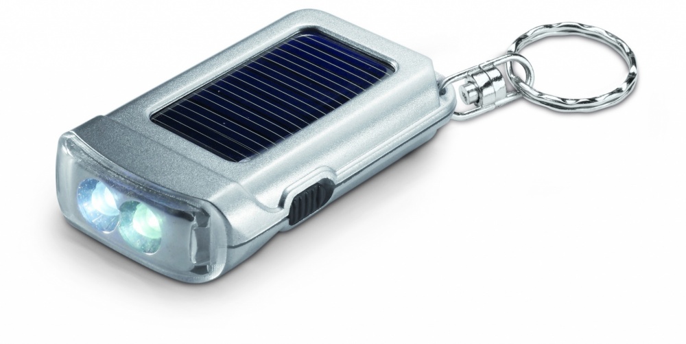 Logotrade promotional gift image of: Solar powered torch key ring Vaasa